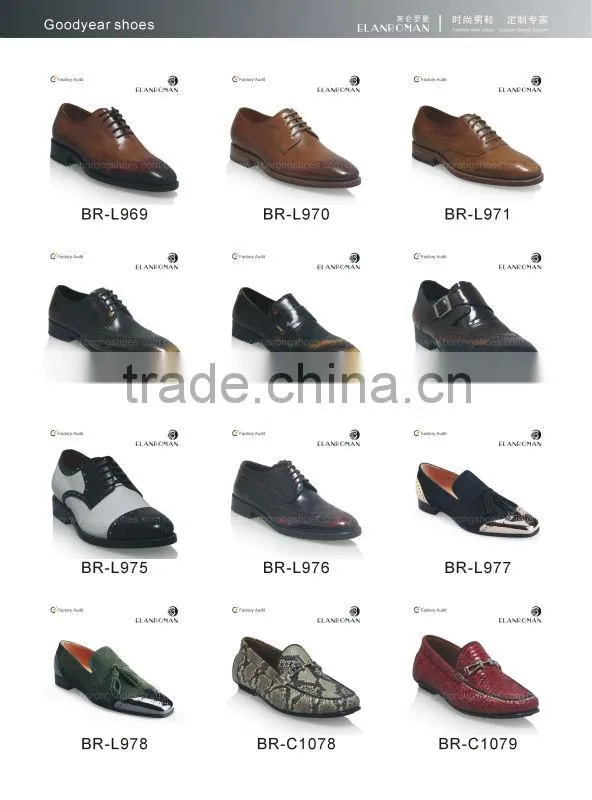 New arrive man goodyear dress shoes style with high quality