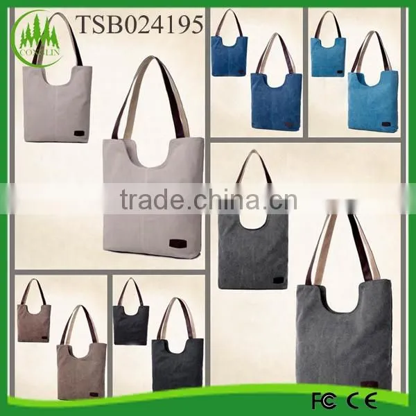 2016 new alibaba china fashion retro burlap tote bag leisure simple handbag