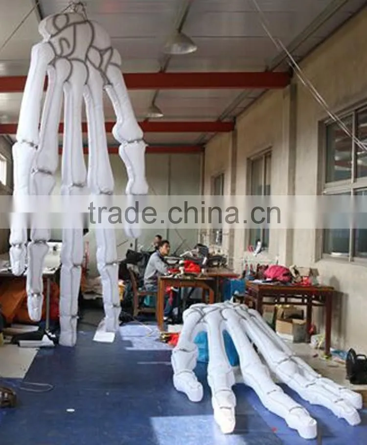 New products 2016 Giant fake hands Inflatable ghoul hand