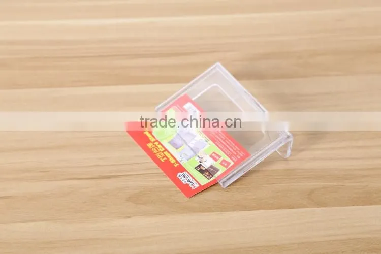 Custom T shape Plastic Centerpiece Display stand Card stand