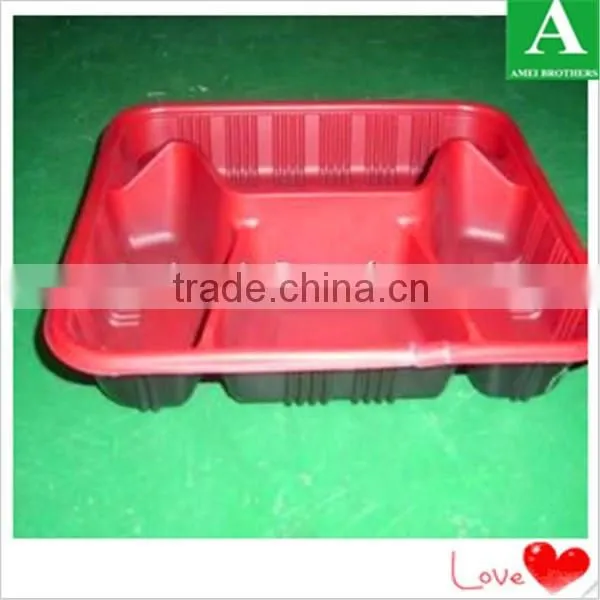 Wholesale plastic blister compartment food tray