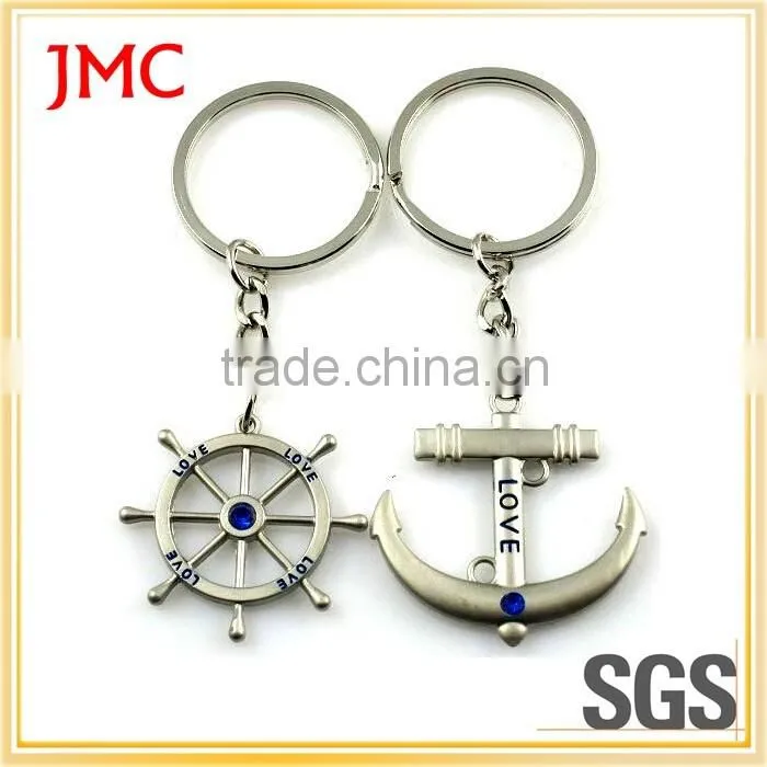 Various Shapes Cheap Christmas Promotion Gift Keychain Custom Laser Engrave Logo or Blank Zinc