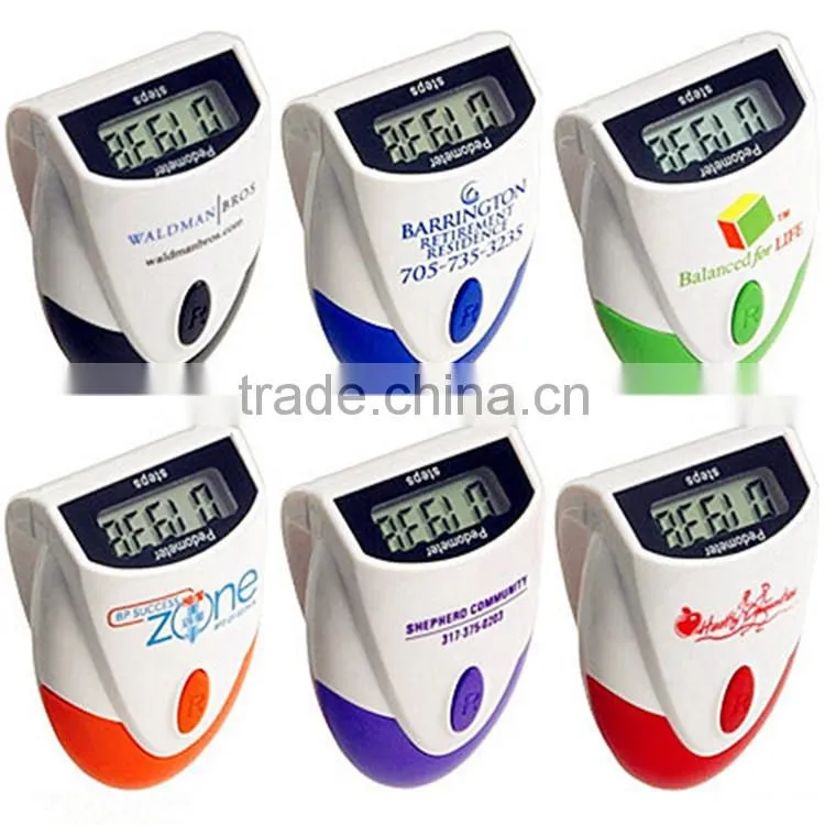 Promotional Multi-functional Calories/KM/Mile Step Counter China Walking Pedometers OEM with Logo Customized