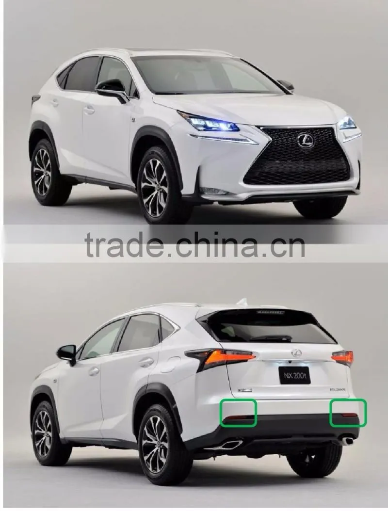 BODY KIT LED RED Brake Rear Bumper Tail LIGHT For For LEXUS NX200T