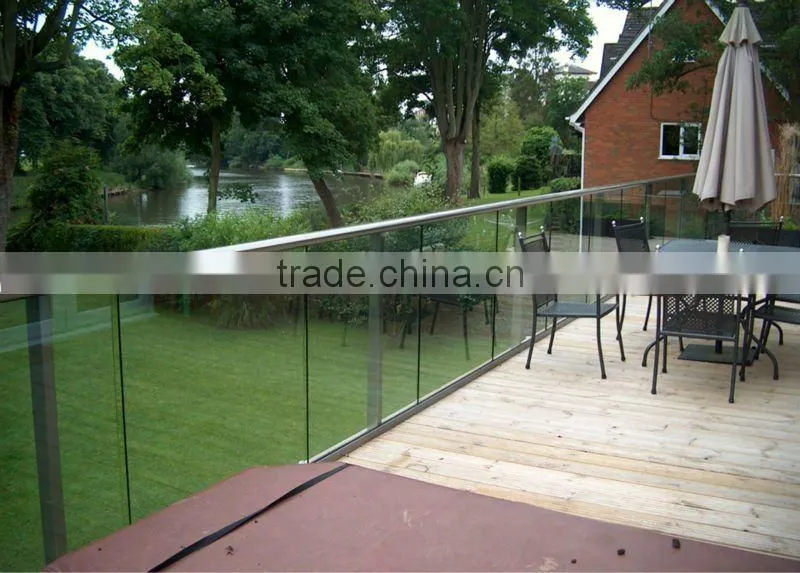 stainless steel terrace or balcony railing hardware