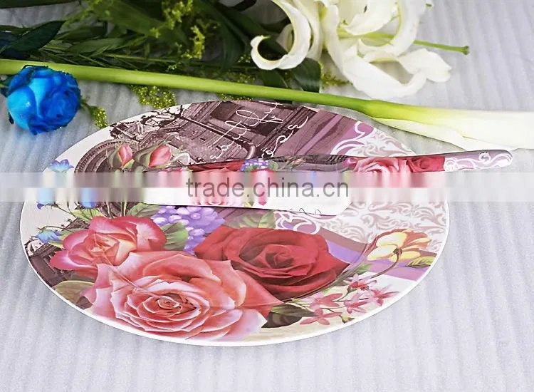 wholesale cake plate, ceramic fruit plate, porcelain pizza plate