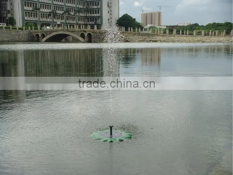 high quality floating pump solar with lotus leaf for fountain and irrigation