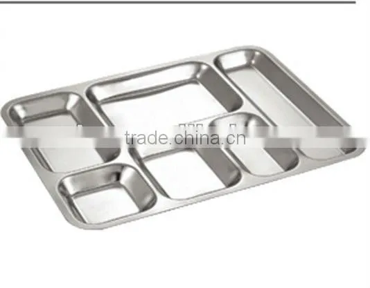 Stainless steel fast food tray mess tray