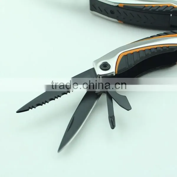 Black Coated Tools PVC And Rubber Handle Multipurpose Lasting Plier