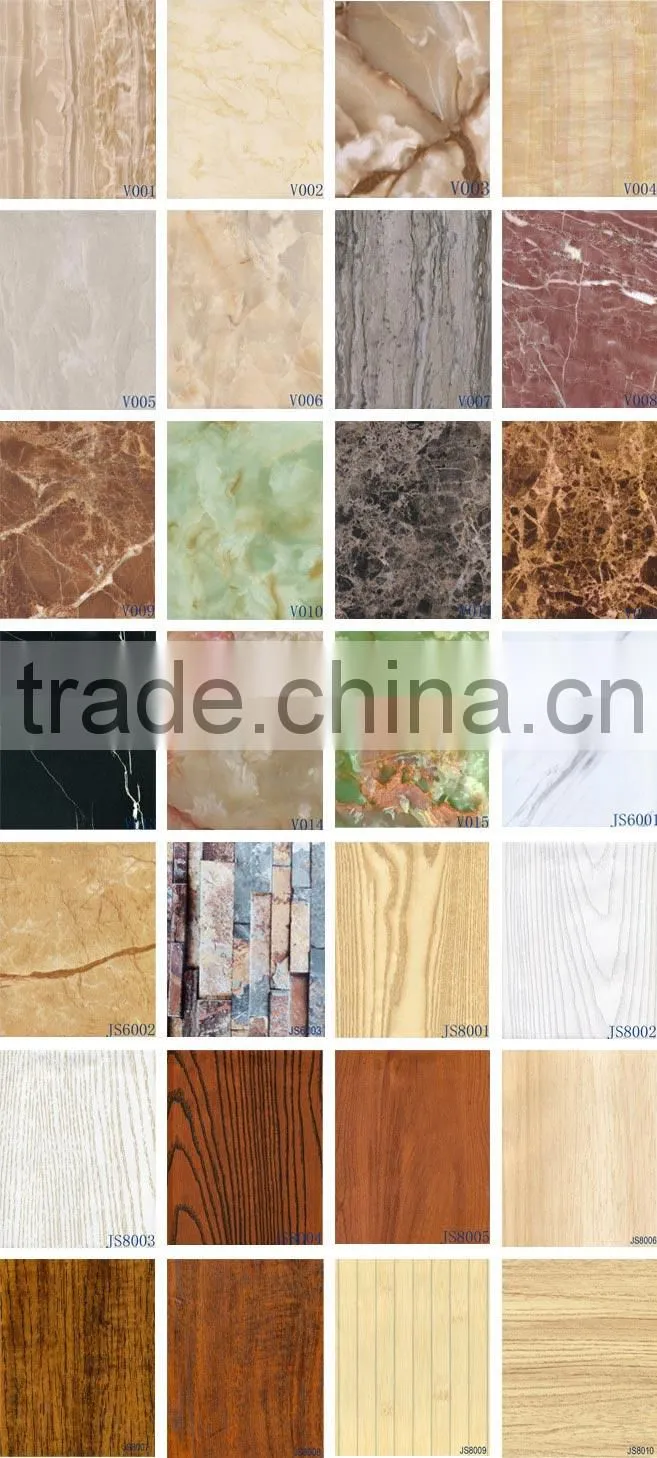 Fireproof pvc stone insulated interior decorative panel for wall