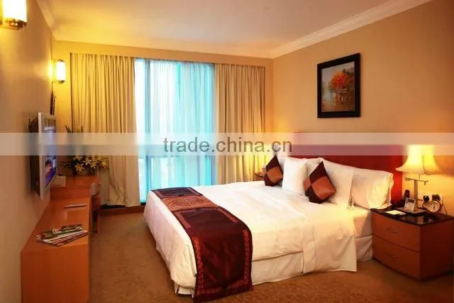 hotel decoration bed skirt and bed runner