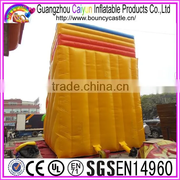 Colourful Design Inflatable Dry Slide With Trees