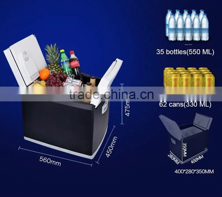 with wheels Thermoelectric cooler warmer hot cold mini fridge