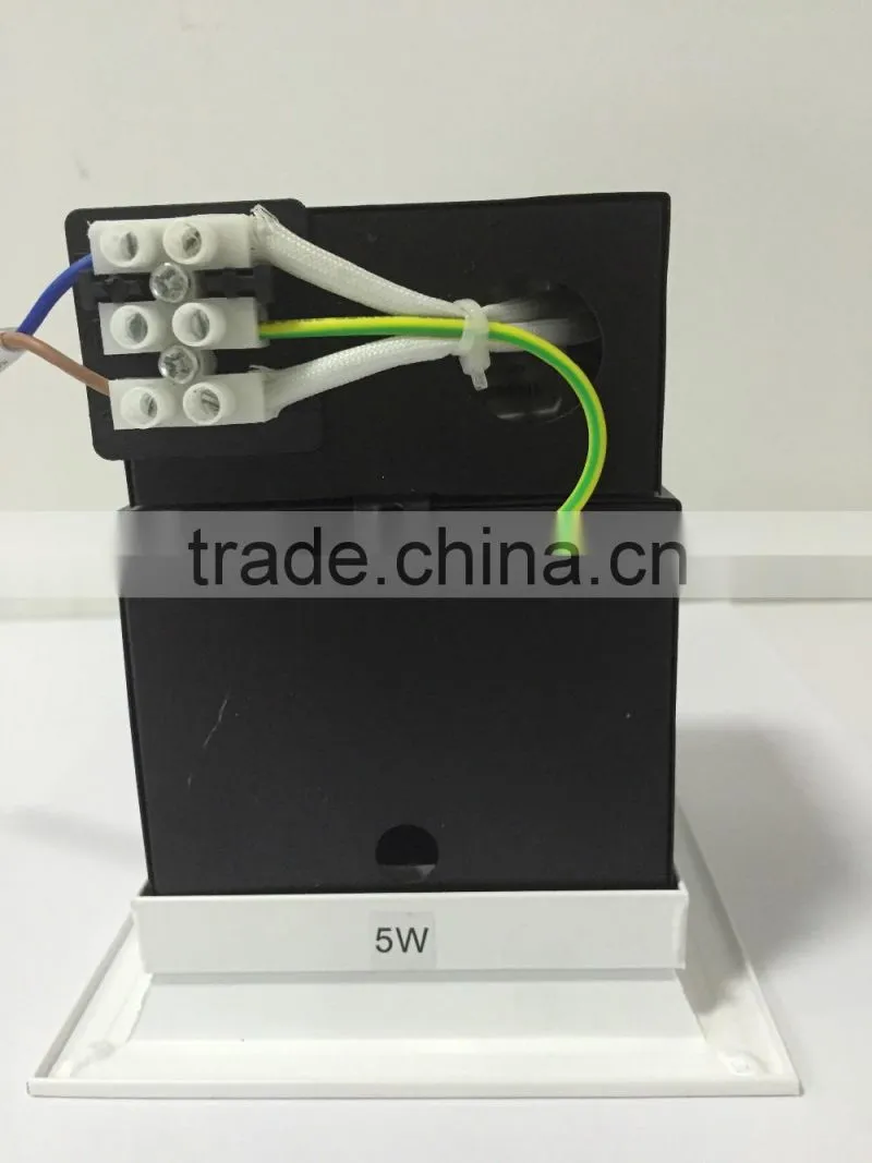 5W Square recessed grille light ceiling light 10w at 15w ceiling for south american ceiling