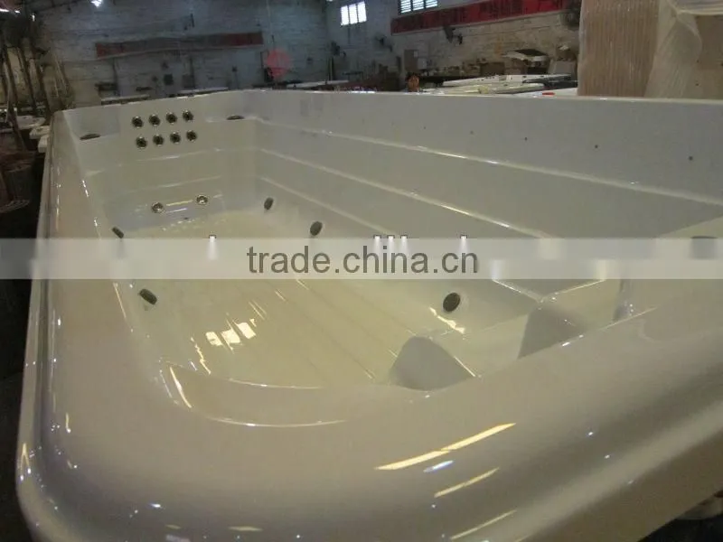 large swim spa WS-S07B with massage jets