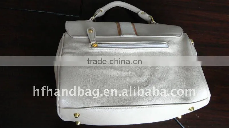 Brown leather bag