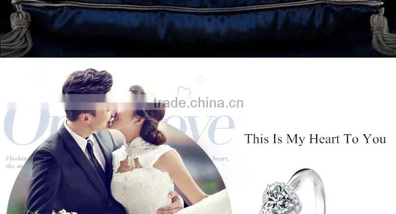 2016 Hot sale wedding diamond latest gold finger ring designs for girls