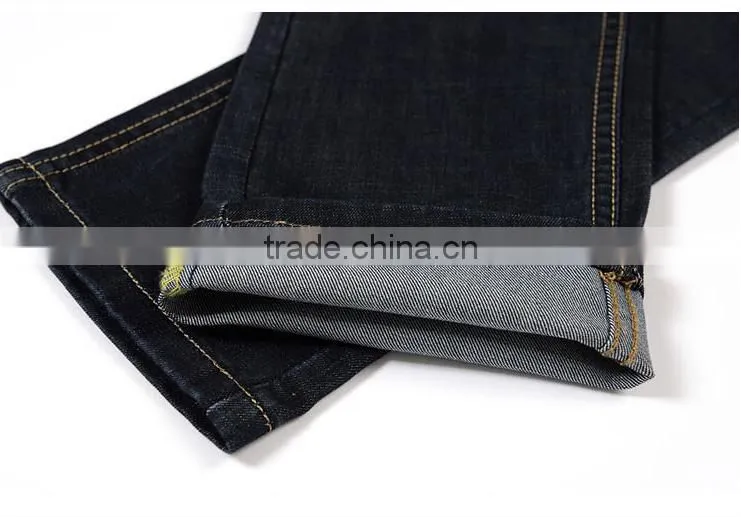 Blue Color Men's Fashion Jeans Famous Brand Jeans Men pencil denim trousers