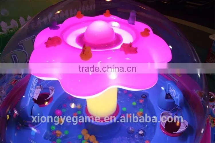 Toy claw machine rainbow paradise coin operated mini vending machine