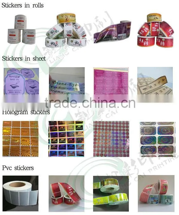 Custom waterproof labels for cosmetic, private label cosmetic, cosmetic private label