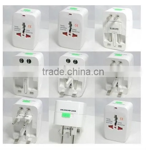36185# All-in-One Travel Power Plug Adapter for US, UK, EU, AU