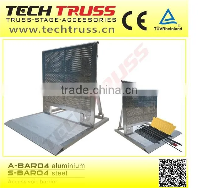 A-BAR01 safety control barrier for outdoor event FOLDING!