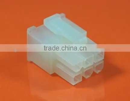 Wire to Wire Connector Housing male pitch 4.2mm dual row circuits : 02 - 24 pins