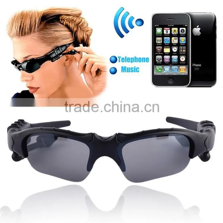2016 New Wireless bluetooth polarized sunglasses Stereo Music Phone Call Headset for Music BT103