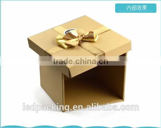 classic brown Kraft paper carton
