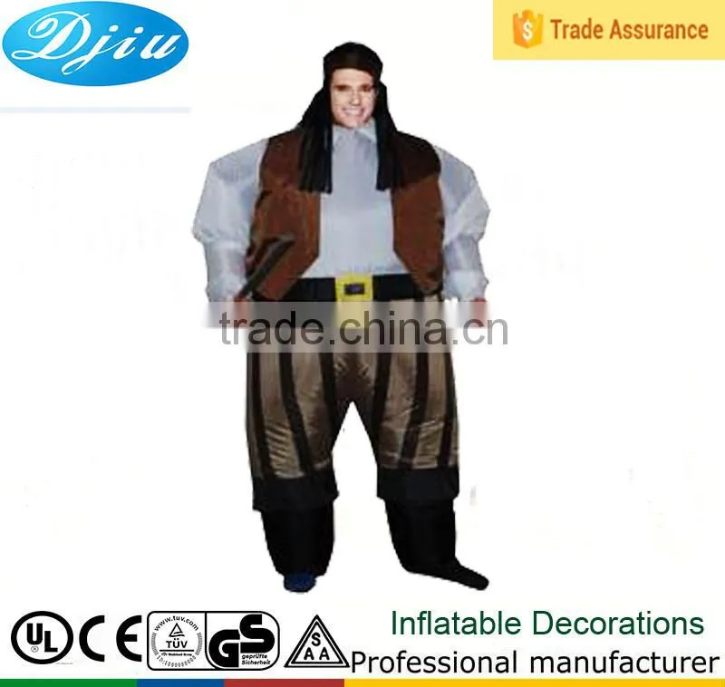 DJ-CO-193 pirate costume inflatable pirate costume body inflation suits