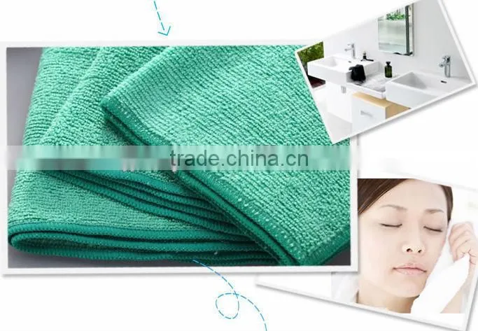 Super absorbent microfiber mini face towel