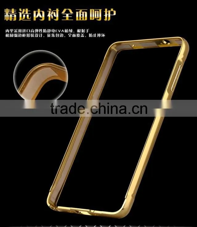 High Quality Aluminum Mirror Cell Phone Bumper Case Cover For Samsung Galaxy Note 4