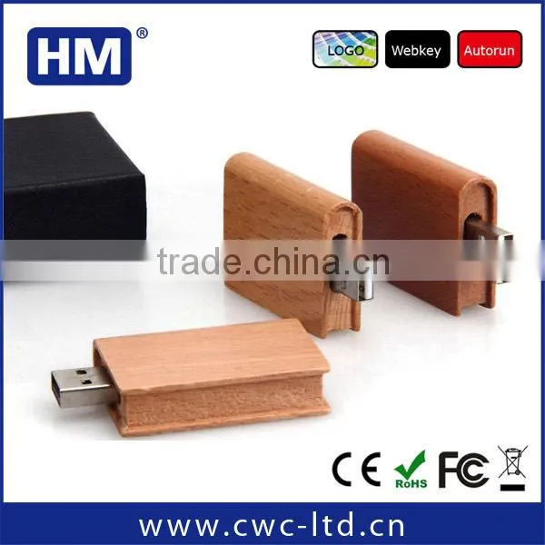 128gb shenzhen factory alibaba wholesale high speed book shape wooden pendrive