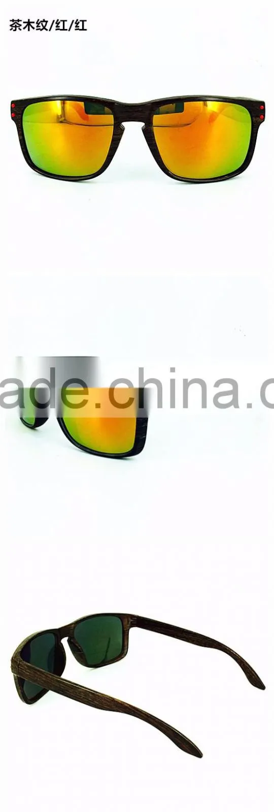 wood sunglasses with polarized lenses