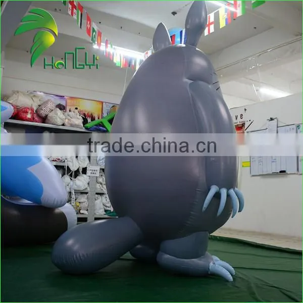 Customized Promotion Inflatable Cartoon Totoro / Inflatable Animal Cat Toy Model