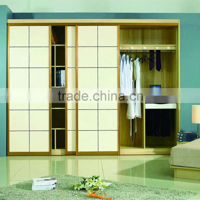 Bedroom Furniture Fashion Modern Style Wooden Sliding Door Wardrobe Deisgn Wardrobe Cabinet