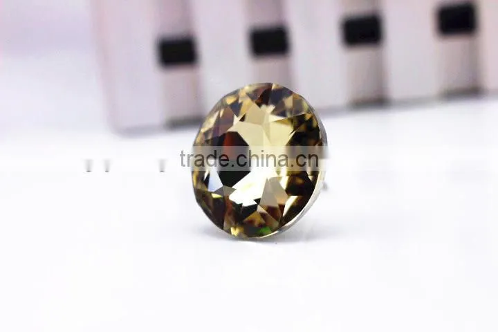 grey crystal buttons for wedding dress
