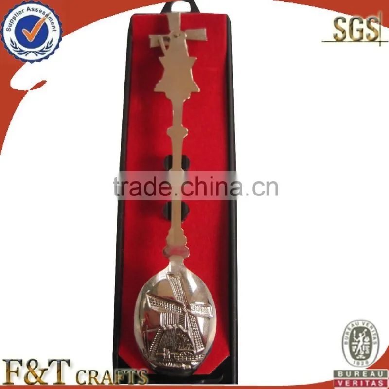 New desgin high quality Blank nickle paster spoon/souvenir items