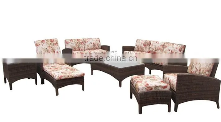2015 outdoor furniture three seat sofa