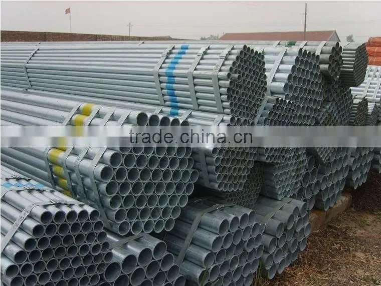 hot rolled erw carbon steel galvanized welded pipe
