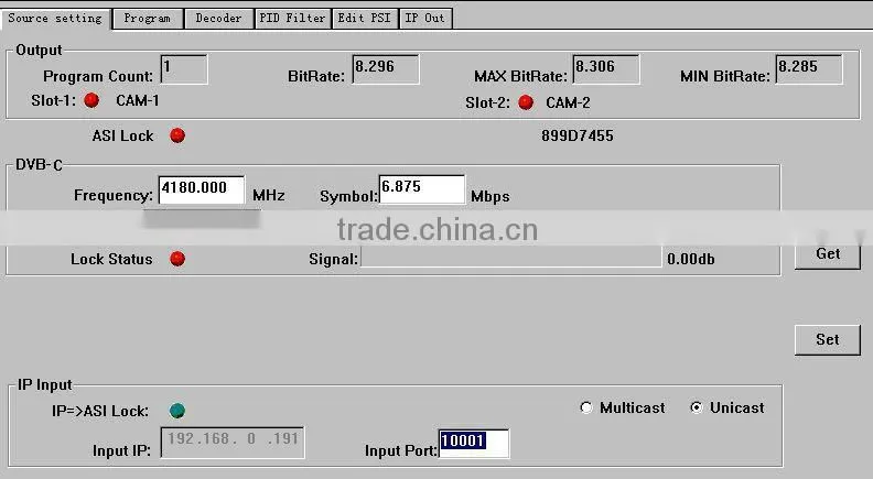 ts ip udp asi gateway (DVB-S/S2+ASI+IP+2*CI in,AV+HDM I+SDI(1080i/720p/576i)+YPbPr+IP+ASI out)