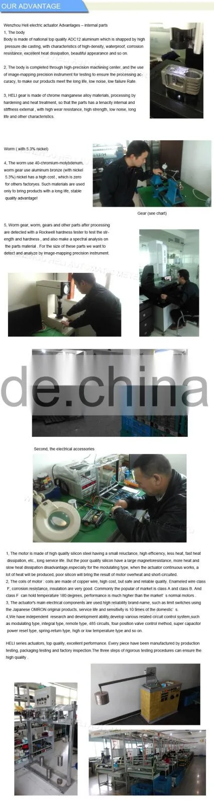 Wafer Electric Butterfly Valve EPDM