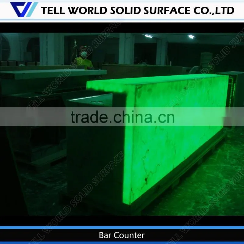 New style bar counter/modern bar counters design/acrylic wine bar counter