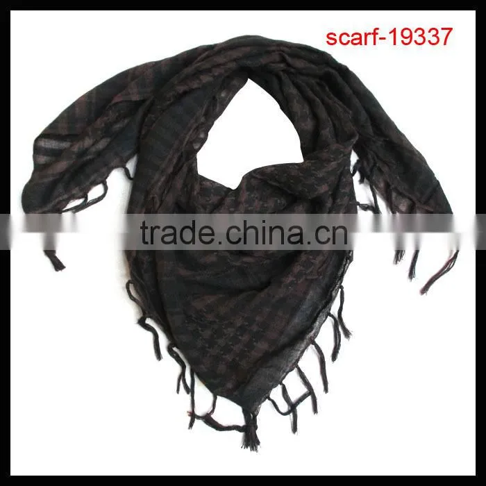 fashion office lady triangle&square plaid printed scarf wholesale