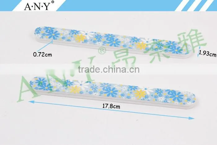 Nail Shining and Polishing Nail Care Flower Type Custom Printed Nail File