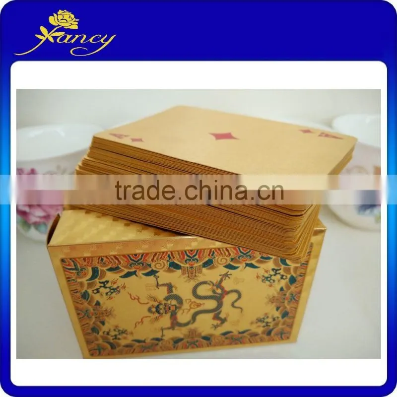 General poker gold foil playing card can be custom