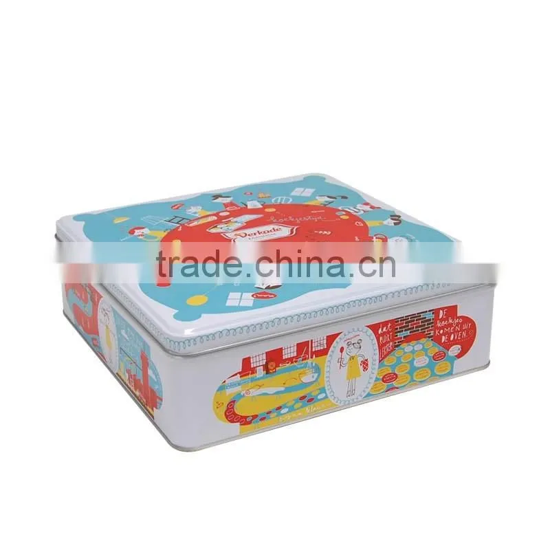 fancy metal christmas gift boxes&metal gift tins