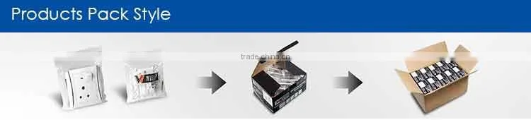 V6_3D Series Wall Switch 1 gang TV socket