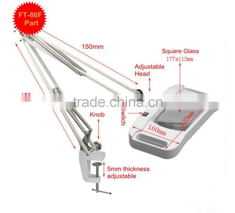 FT-86F Standing Magnifying Lamp/Magnifying Glass