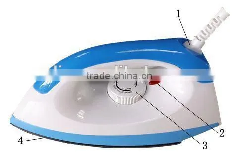 Hot Cheap Dry Function Electric Iron 1000-1200W (HK-WSD-038)